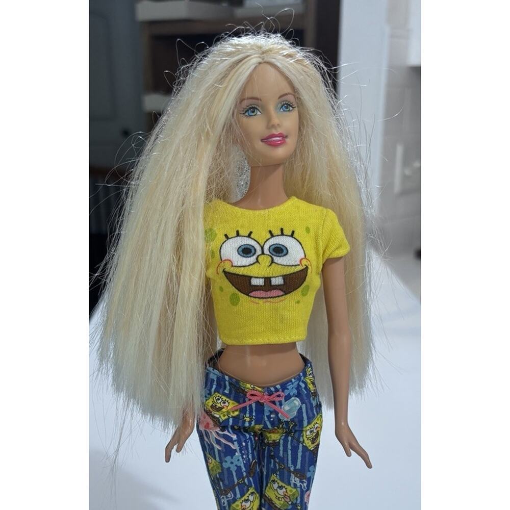 SpongeBob SquarePants Barbie Doll 2002 Nickelodeon Mattel Doll Only With Outfit